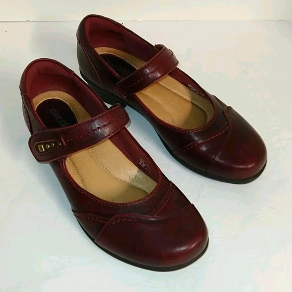 Earth Mary Jane dark red women 7 B